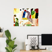 Paul Klee - Pathetische Waterverf Poster (Thuiskantoor)