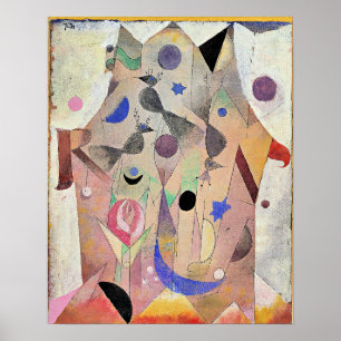 Paul Klee - Perzische nachtegalen, Poster