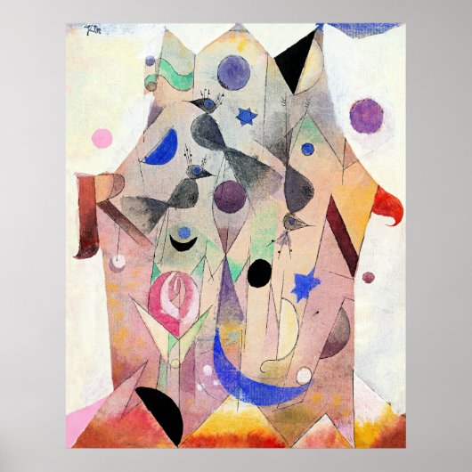 Paul Klee - Perzische Nachtegalen Poster (Voorkant)