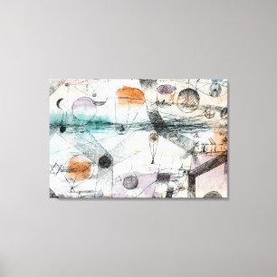 Paul Klee Planten Aarde & Luchtrijk: Bauhaus Canvas Afdruk