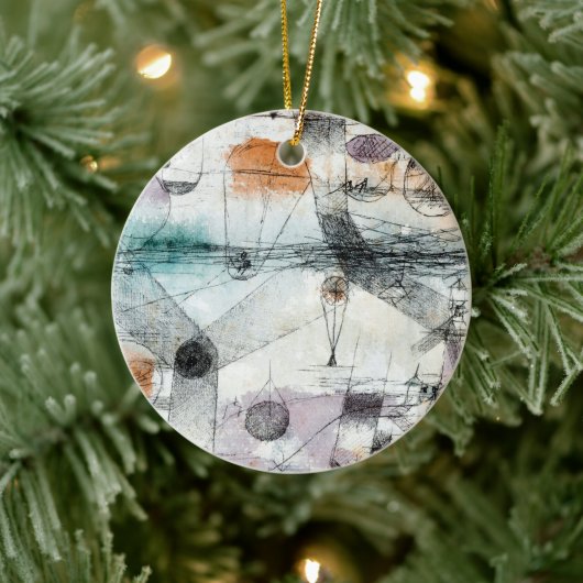 Paul Klee Planten Aarde & Luchtrijk: Bauhaus Keramisch Ornament (Boom)