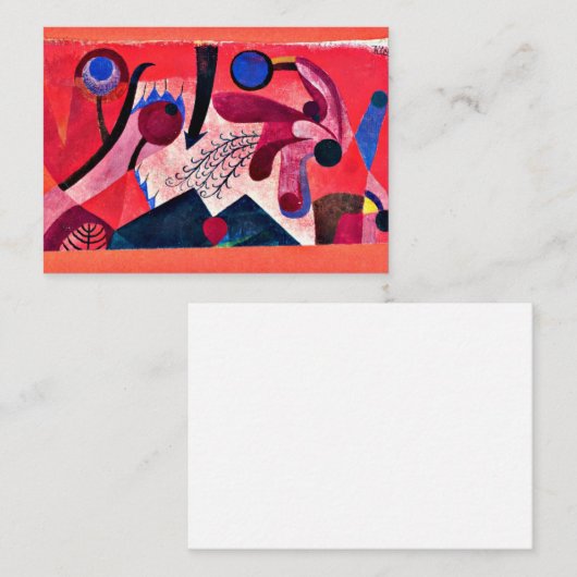 Paul Klee - Poisonous Berries Notitiekaartje (Voorkant / Achterkant)