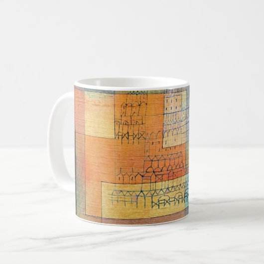 Paul Klee, Polyfone Architectuur,  Koffiemok (Voorkant links)