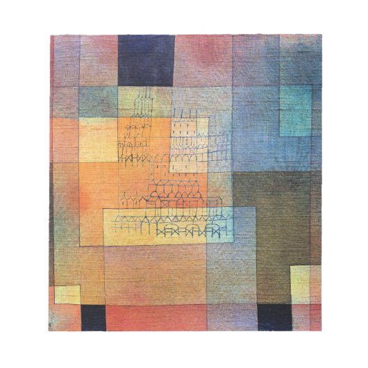 Paul Klee, Polyfone Architectuur, Notitieblok (Voorkant)