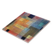 Paul Klee, Polyfone Architectuur, Tegeltje (Zijkant)