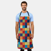  Paul Klee Qu 1 Kleurenkaart Vierkantjes Kunst Schort (Gedragen)