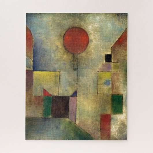 Paul Klee Red Balloon Abstract schilderen Legpuzzel (Verticaal)