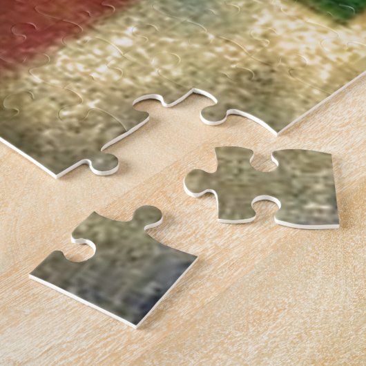 Paul Klee Red Balloon Abstract schilderen Legpuzzel (Zijkant)