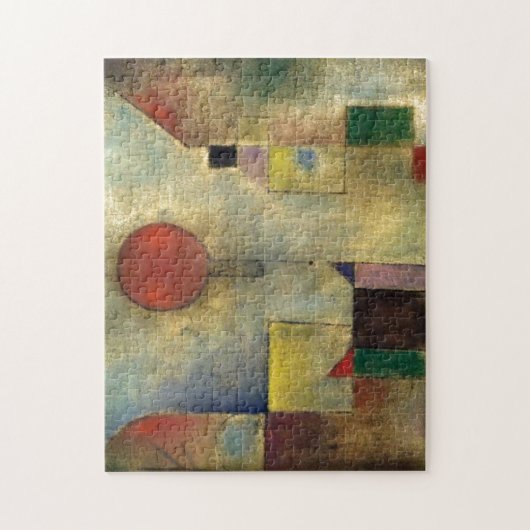 Paul Klee Red Balloon Abstracte kunst schilderen Legpuzzel (Verticaal)