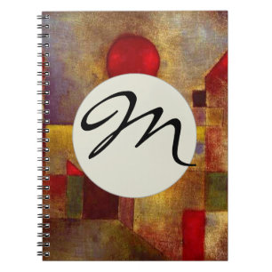 Paul Klee Red Balloon Art Print Abstract Notitieboek