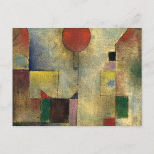 Paul Klee Red Balloon Briefkaart