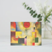 Paul Klee Red Balloon Briefkaart (Staand voorkant)