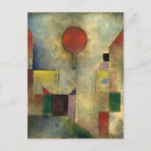 Paul Klee Red Balloon Briefkaart