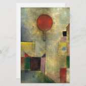 Paul Klee Red Balloon Briefpapier (Voorkant / Achterkant)
