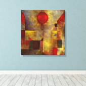 Paul Klee Red Balloon Canvas Wrap (Insitu (Houten vloer))