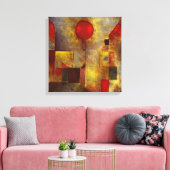 Paul Klee Red Balloon Canvas Wrap (Insitu (Woonkamer))