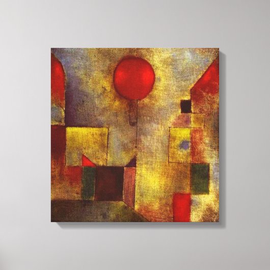 Paul Klee Red Balloon Canvas Wrap (Voorkant)