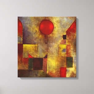 Paul Klee Red Balloon Canvas Wrap Afdruk