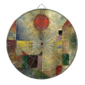 Paul Klee Red Balloon Dartbord (Voorkant)