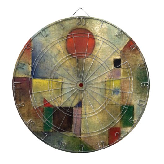 Paul Klee Red Balloon Dartbord (Voorkant)