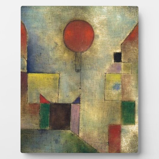 Paul Klee Red Balloon Fotoplaat (Voorkant)