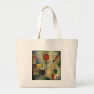 Paul Klee Red Balloon Grote Tote Bag
