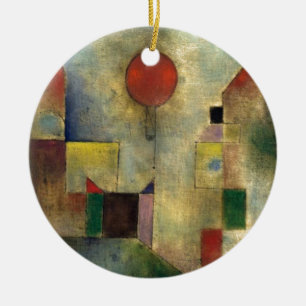 Paul Klee Red Balloon Keramisch Ornament