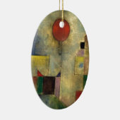 Paul Klee Red Balloon Keramisch Ornament (Rechts)