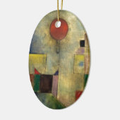 Paul Klee Red Balloon Keramisch Ornament (Links)