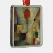 Paul Klee Red Balloon Metalen Ornament (Rechts)