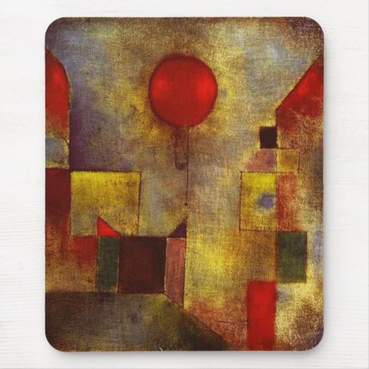 Paul Klee Red Balloon Muismat (Voorkant)