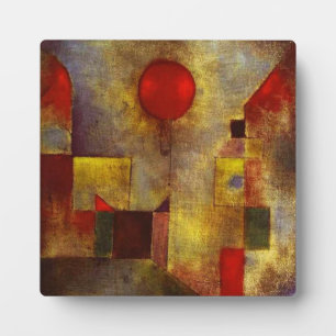 Paul Klee Red Balloon Plaque Fotoplaat