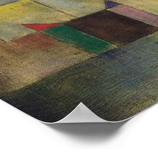 Paul Klee Red Balloon Poster (Hoek)