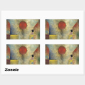 Paul Klee Red Balloon Rechthoekige Sticker (Vel)