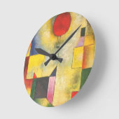 Paul Klee Red Balloon Ronde Klok (Hoek)