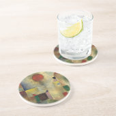 Paul Klee Red Balloon Zandsteen Onderzetter (Zijkant)