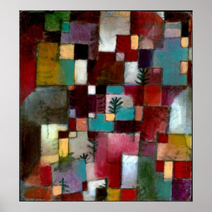 Paul Klee Red Green en Violet-Yellow Rhythms Poster