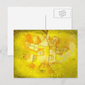 Paul Klee: Revolving House Briefkaart (Voorkant / Achterkant)