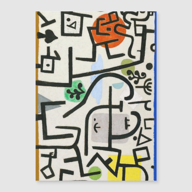 Paul Klee Rich Harbor Abstract Expressionisme (Voorkant)
