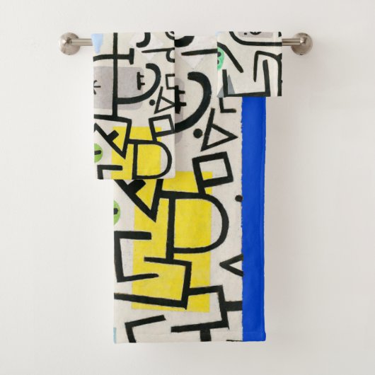 Paul Klee Rich Harbor Abstract Expressionisme Bad Handdoek (Insitu)