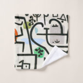 Paul Klee Rich Harbor Abstract Expressionisme Bad Handdoek (Wasdoekje)