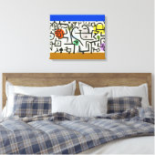 Paul Klee Rich Harbor Abstract Expressionisme Canvas Afdruk (Insitu (Slaapkamer))