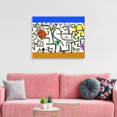 Paul Klee Rich Harbor Abstract Expressionisme Canvas Afdruk (Insitu (Woonkamer))