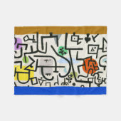 Paul Klee Rich Harbor Abstract Expressionisme Fleece Deken (Voorkant (Horizontaal))