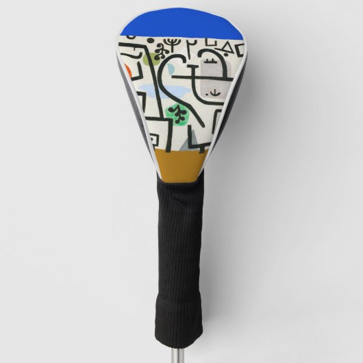 Paul Klee Rich Harbor Abstract Expressionisme Golfheadcover (Voorkant)