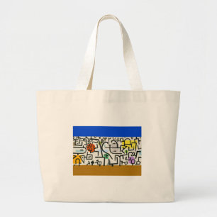 Paul Klee Rich Harbor Abstract Expressionisme Grote Tote Bag