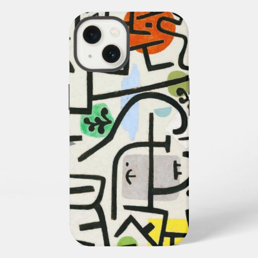 Paul Klee Rich Harbor Abstract Expressionisme iPhone Hoesje (Achterkant)
