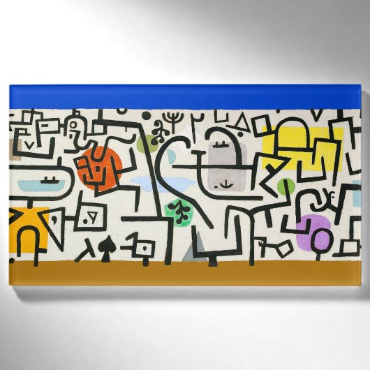 Paul Klee Rich Harbor Abstract Expressionisme Naambadge (Voorkant)
