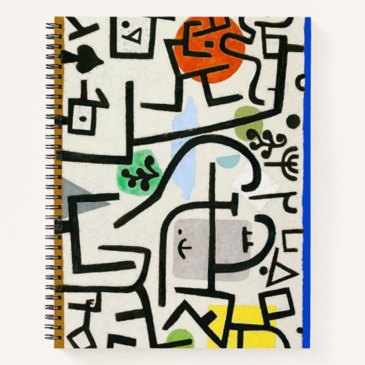 Paul Klee Rich Harbor Abstract Expressionisme Notitieboek (Voorkant)