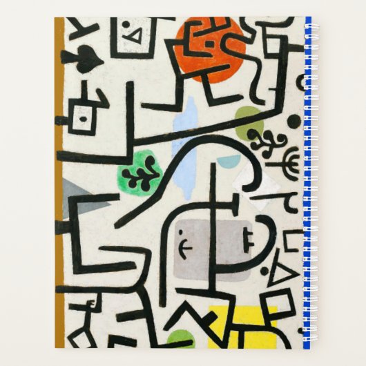 Paul Klee Rich Harbor Abstract Expressionisme Planner (Achterkant)